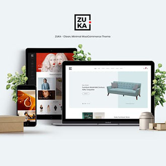 WordPress主题Zuka干净最小的WooCommerce主题英文版